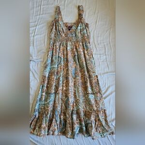 Paisley Print Women's Dress